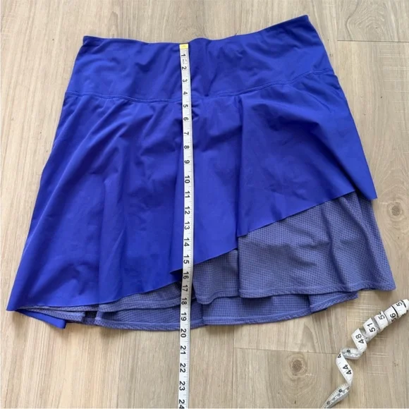 Athleta Blue and Purple Skater Skirt - Picture 7 of 8